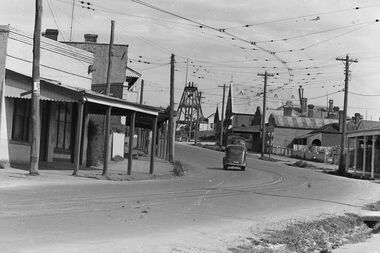 Negative - Long Gully - Businesses - Poppet Head, Allan Doney, 1950 -1970