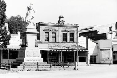 Negative - Gold Monument - Businesses - Fretwork, Allan Doney, 1950 -1970