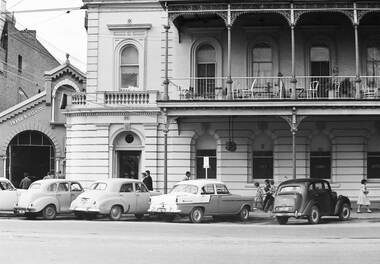 Negative - City Family Hotel Bendigo- Horse Bazaar - Frank Hill, Allan Doney, 1950 -1970