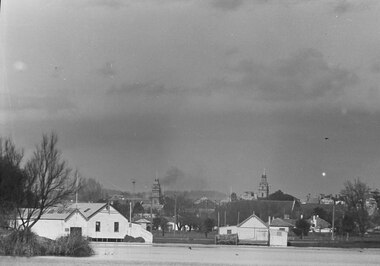 Negative - Lake Weeroona Bendigo - Boat Shed - City Centre, Allan Doney, 1950 -1970