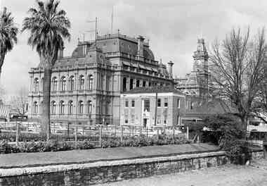 Negative - Bendigo Creek Bridge - Law Courts Bendigo - Police Station, Allan Doney, 1950 -1970