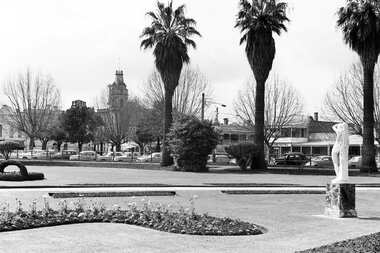 Negative - Conservatory Gardens Bendigo - Statues - Howard Place - McCrae Street Bendigo, Allan Doney, 1950 -1970