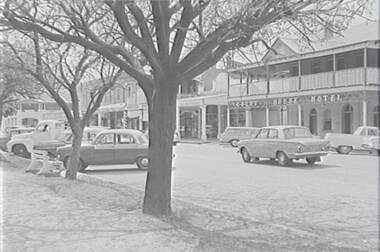 Negative - Pyramid Hill - Street - Court House Hotel, Allan Doney, 1950 -1970