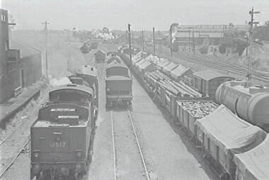 Negative - Railway Station - Trains - Goods Yard, Allan Doney, 1950 -1970