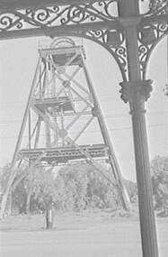 Negative - Iron Lacework - Verandah - Poppet Head, Allan Doney, 1950 -1970