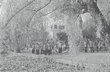 Negative - Fortuna Bendigo - Lake - People - Soldiers, Allan Doney, 1950 -1970