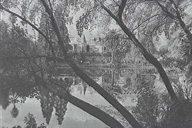 Negative - Fortuna Bendigo - Lake - Trees - People, Allan Doney, 1950 -1970