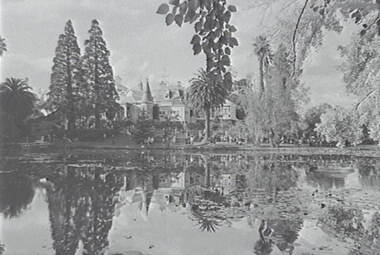 Negative - Fortuna Bendigo - Lake - Trees - People, Allan Doney, 1950 -1970
