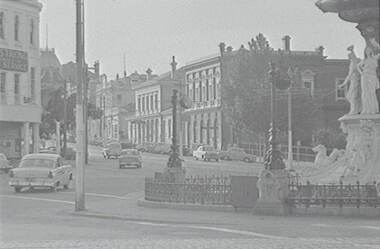 Negative - Alexandra Fountain Bendigo - View Street Bendigo, Allan Doney, 1950 -1970