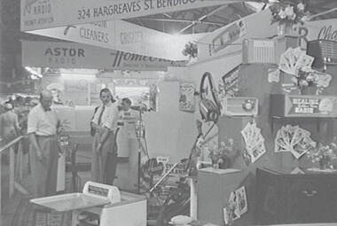 Negative - Bendigo Show 1954 - Astor Radio Display, Allan Doney, 1950 -1970