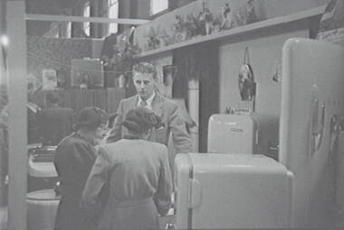 Negative - Bendigo Show 1954 - Kitchen Display, Allan Doney, 1950 -1970