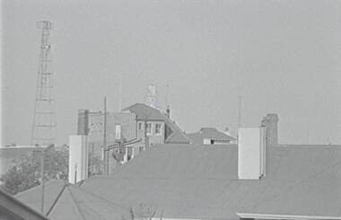 Negative - Forest Street Bendigo - TV tower, Allan Doney, 1950 -1970