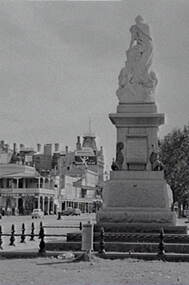 Negative - Bendigo Gold Monument, Allan Doney, 1950 -1970