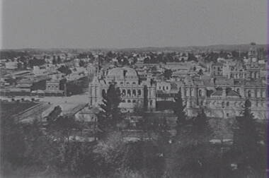 Negative - South East Bendigo from Fire Tower, Allan Doney, 1950 -1970