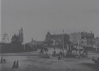 Negative - Pall Mall Bendigo from Charing Cross - Sandhurst, Allan Doney, 1950 -1970
