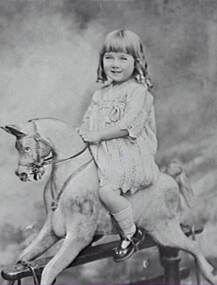 Negative - Girl on Rocking Horse, Allan Doney, 1950 -1970
