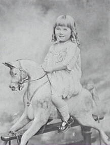 Negative - Girl on Rocking Horse, Allan Doney, 1950 -1970