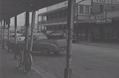 Negative - Charlton, Wycheproof, Sea Lake, Ouyen - Street, Allan Doney, 1950 -1970