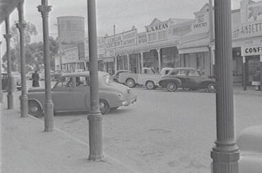 Negative - Charlton, Wycheproof, Sea Lake, Ouyen - Street, Allan Doney, 1950 -1970