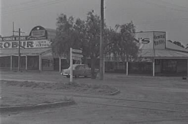 Negative - Charlton, Wycheproof, Sea Lake, Ouyen - Street, Allan Doney, 1950 -1970