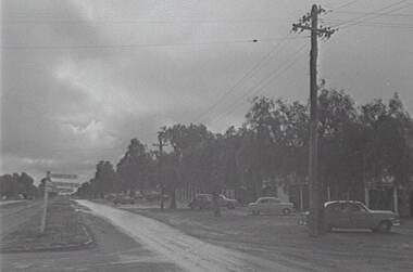 Negative - Charlton, Wycheproof, Sea Lake, Ouyen - Street, Allan Doney, 1950 -1970