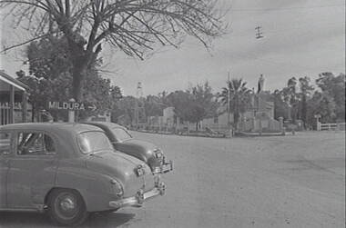 Negative - Charlton, Wycheproof, Sea Lake, Ouyen - Street, Allan Doney, 1950 -1970