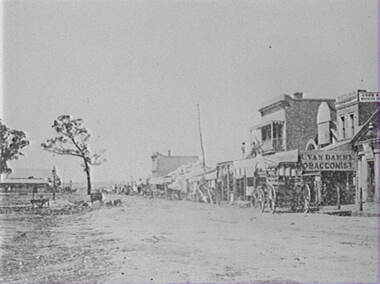 Negative - Bendigo - Early Streets, Allan Doney, 1950 -1970
