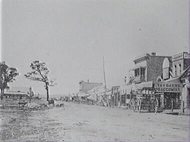 Negative - Bendigo - Early Streets, Allan Doney, 1950 -1970