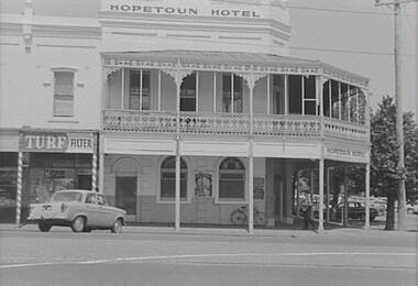 Negative - Iron Lacework - Hopetoun Hotel Bendigo, Allan Doney, 1950 -1970