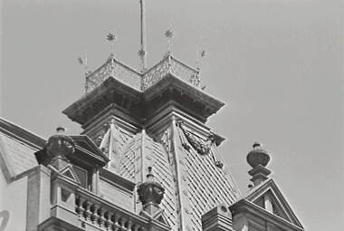 Negative - Iron Lacework - Roof Balustrade, Allan Doney, 1950 -1970