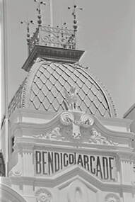 Negative - Bendigo Arcade - Roof Balustrade, Allan Doney, 1950 -1970