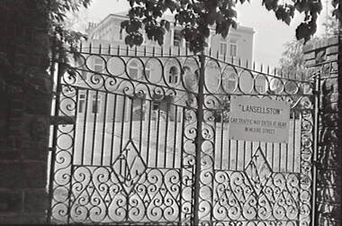 Negative - Iron Lacework - Lansellstowe Gates, Allan Doney, 1950 -1970