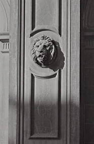 Negative - Ornamental Castings - Lions Head, Allan Doney, 1950 -1970