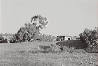 Negative - Happy Valley Bendigo - Poppet Head - House, Allan Doney, 1950 -1970