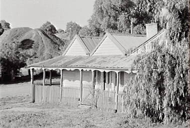 Negative - Happy Valley Bendigo - House - Mullock Heaps, Allan Doney, 1950 -1970