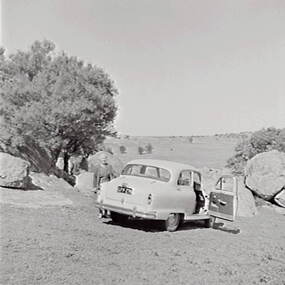 Negative - Pyramid Hill - Rocky Hills - Doney Car - Mrs Doney, Allan Doney, 1950 -1970