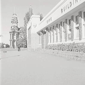 Negative - Civic Buildings - Town Hall, Allan Doney, 1950 -1970