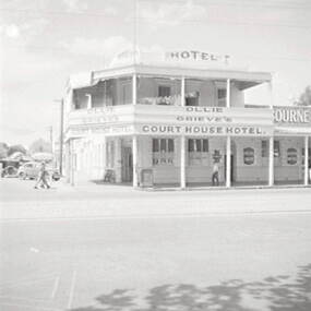 Negative - Court House Hotel Bendigo, Allan Doney, 1950 -1970
