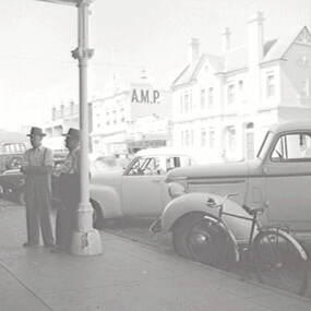 Negative - Shepparton - Street - AMP, Allan Doney, 1950 -1970