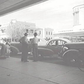 Negative - Shepparton - Street - Maples Furniture, Allan Doney, 1950 -1970
