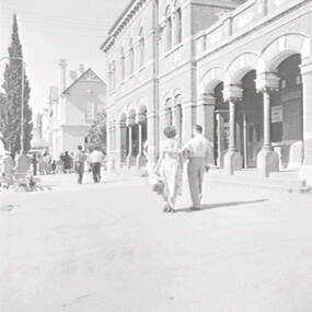 Negative - Shepparton - Street - Town Hall, Allan Doney, 1950 -1970