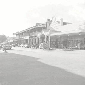 Negative - Kyabram - Street - Albion Hotel, Allan Doney, 1950 -1970