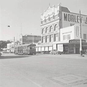 Negative - Mitchell Street Bendigo - Morley Johnson’s - Cocking Chemist, Allan Doney, 1950 -1970