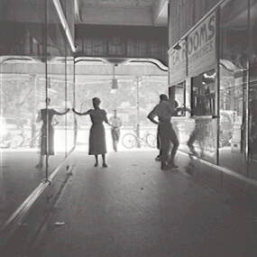 Negative - Allan’s Walk Bendigo - Tea Rooms, Allan Doney, 1950 -1970
