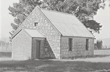 Negative - Lancefield - Stone Building, Allan Doney, 1950 -1970