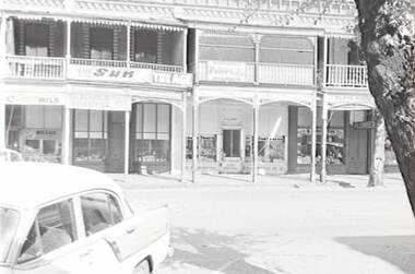 Negative - McCrae Street Bendigo - Businesses - Cafe, Allan Doney, 1950 -1970