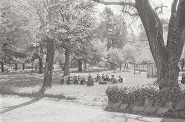Negative - Rosalind Park Bendigo - School Children, Allan Doney, 1950 -1970