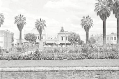 Negative - Bendigo Creek - Conservatory Gardens Bendigo - Pall Mall Bendigo, Allan Doney, 1950 -1970