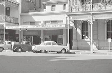 Negative - Williamson Street Bendigo- Mills - ANZ, Allan Doney, 1950 -1970
