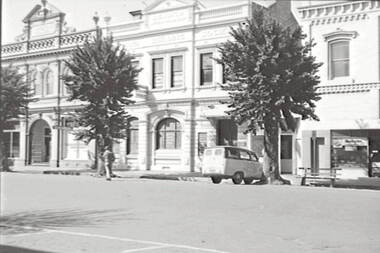 Negative - Bull Street Bendigo - Beckett Chambers - Land and Building Society, Allan Doney, 1950 -1970